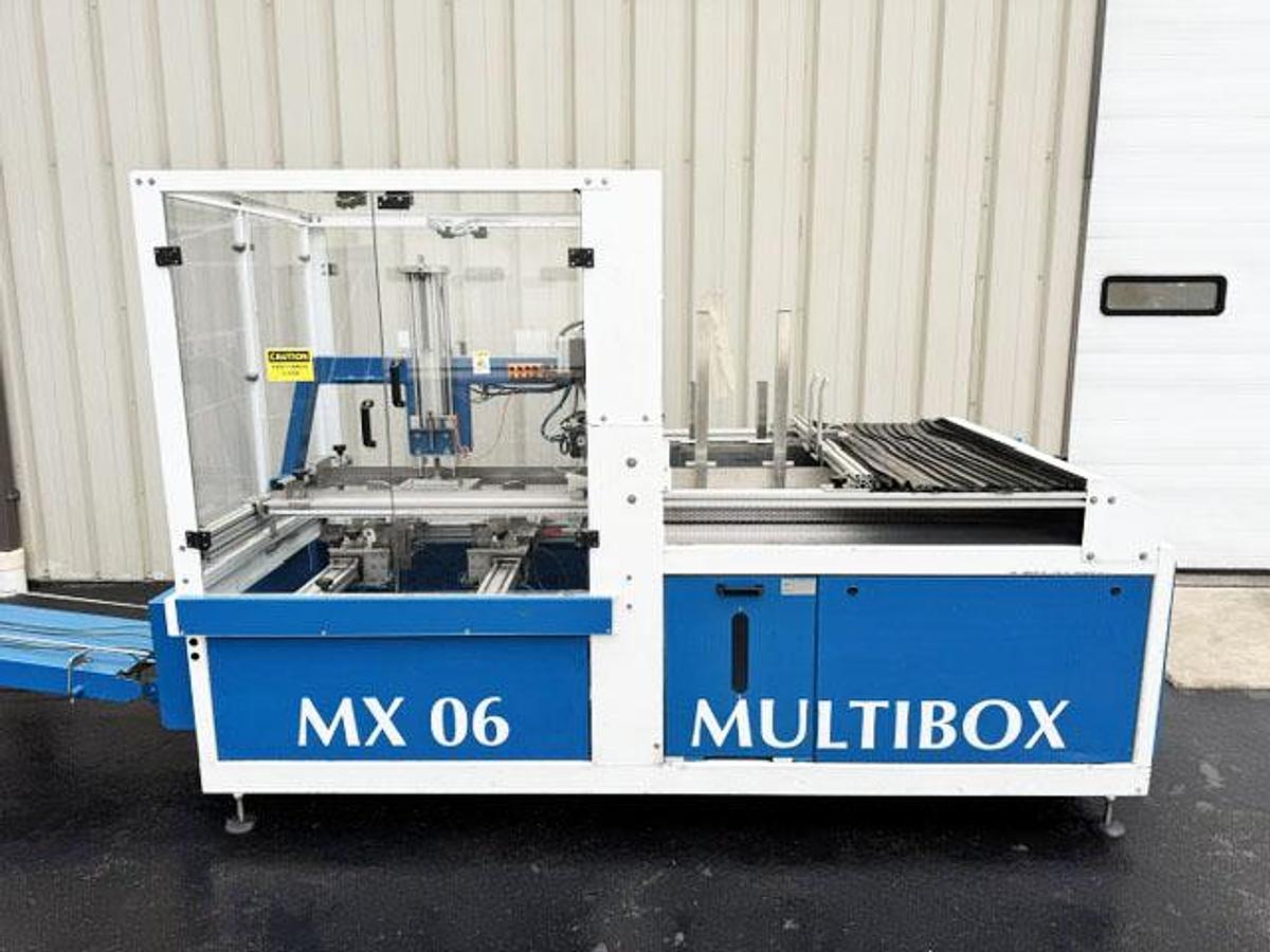Used Multibox Automatic Hot Glue Tray Former Erector model MX06 