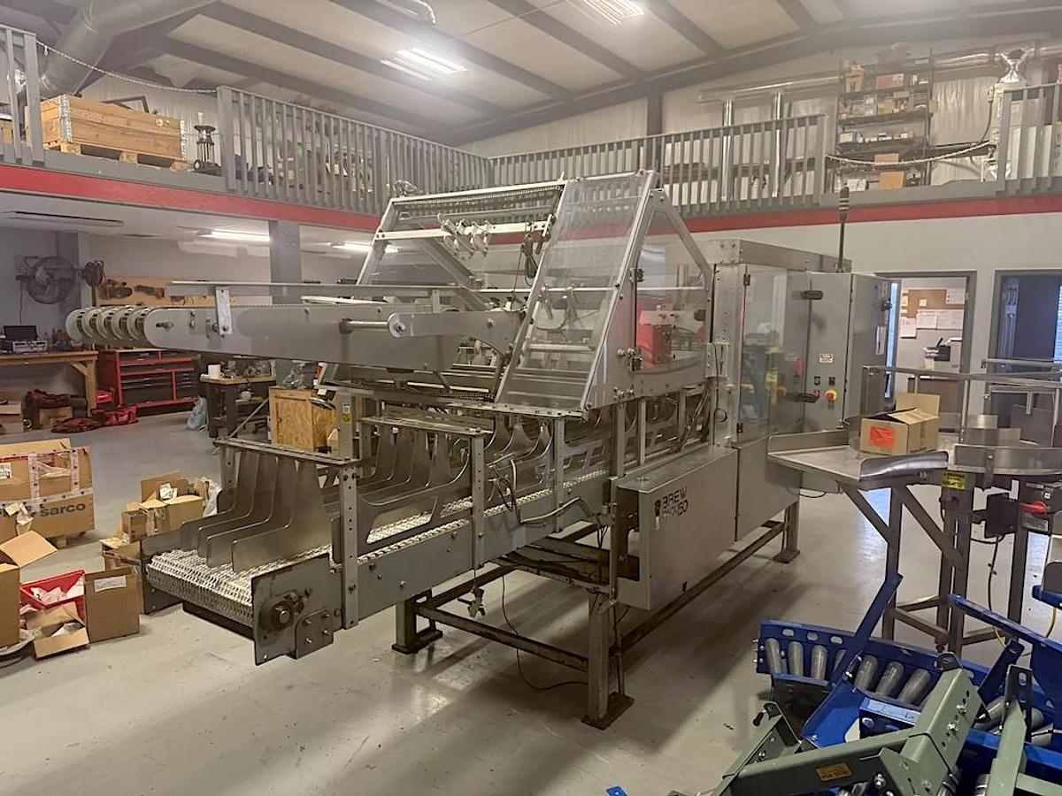 Used Switchback Model AI-3H Brewpack 150 End Load Cartoner with Variety Pack Laning System 