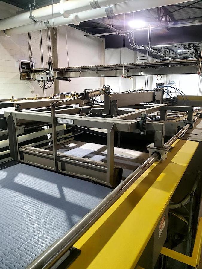 Used Busse / SJI Automatic High Level Bulk Container Depalletizer, Model W3002