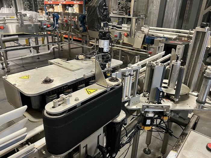 Used Beverage Can Line with CFT 20 Valve Can Filler / 4 Head Seamer