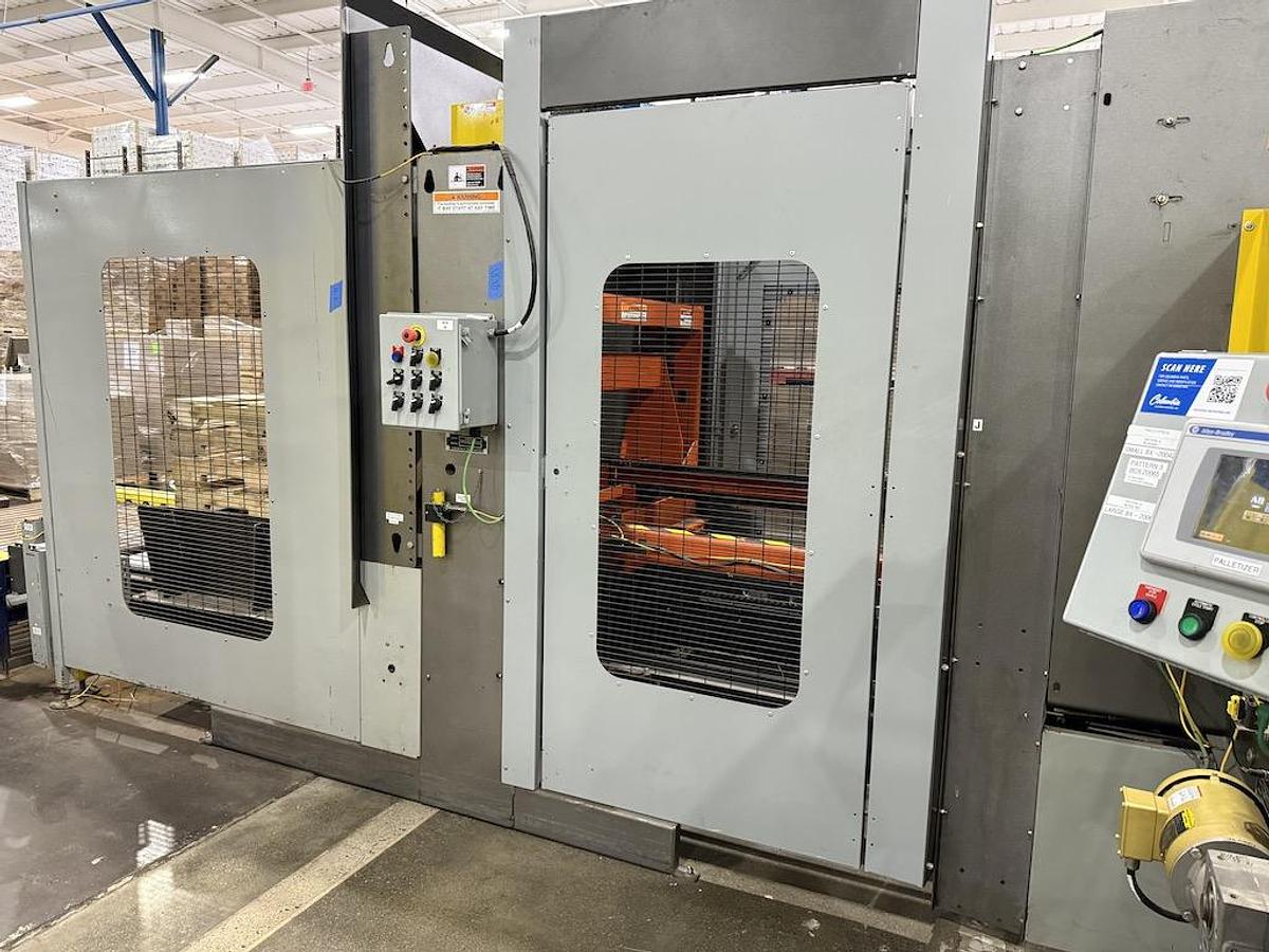 Used Columbia Low Level Case Palletizer, Model FL3000, Mfg’d 2018