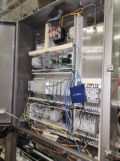 Used HARTNESS CASE PACKER with Laner Infeed, Model 900AT