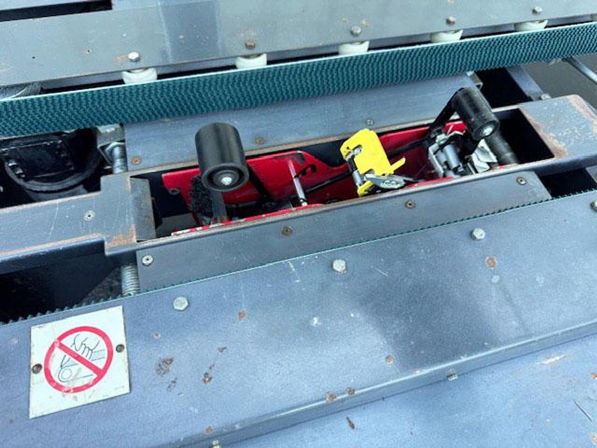 Used Loveshaw Little David SP-304 Semi-Auto Uniform Case Sealer with Case Packing “T” Rail