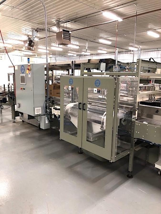 Used Custom Metal Designs Automatic Bottle Debagging System, Year 2017