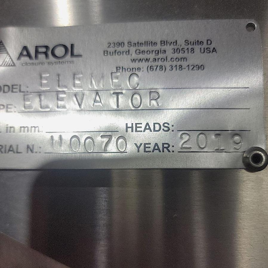 Used AROL 3-Head Rotary ROPP Aluminum Capper