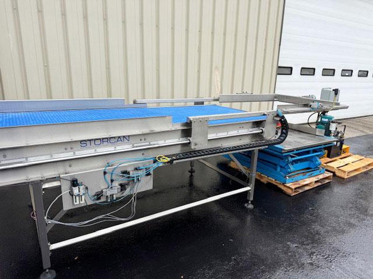 Used STORCAN Semi-Automatic Depalletizer