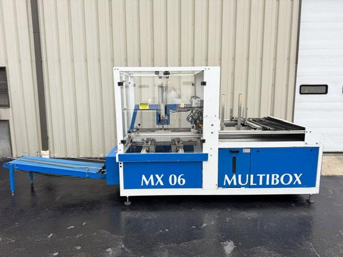 Used Multibox Automatic Hot Glue Tray Former Erector model MX06 