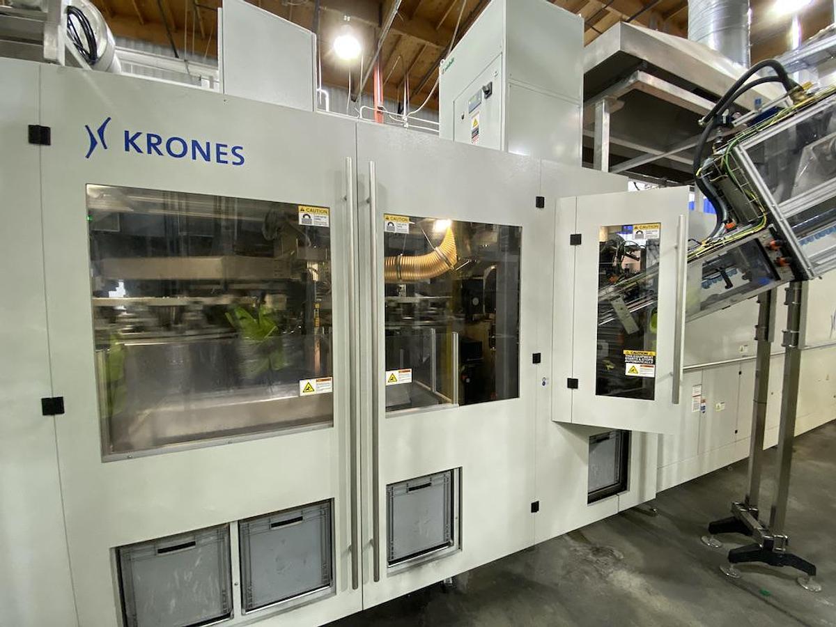 Used Complete used Krones 54,000 BPH Water Bottling Line, Year 2017