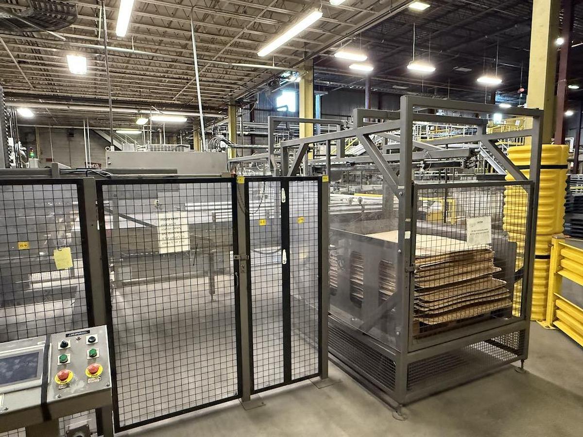 Used Priority One Automatic Bulk Container Depalletizer - Low Level