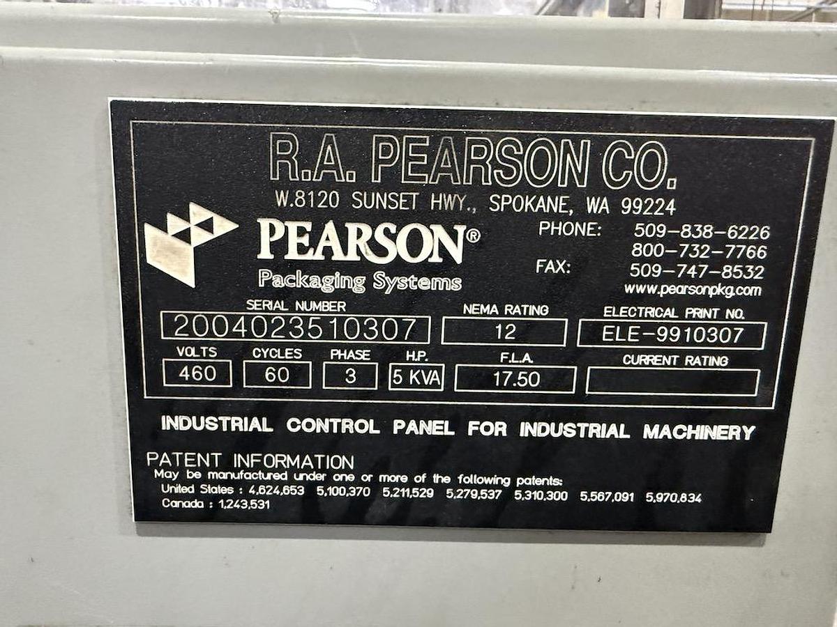 Used Pearson Case Former - Case Erector Model R235 with Nordson 