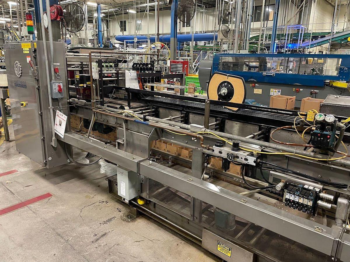 Used Hartness Case Packer Tray Packer, Model 935