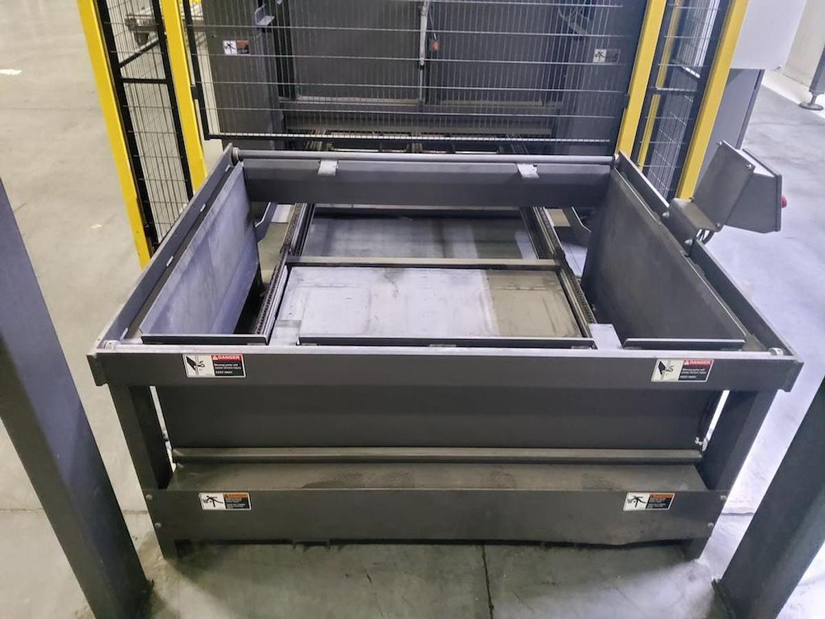 Used Used Busse / SJI Automatic High Level Bulk Container Depalletizer