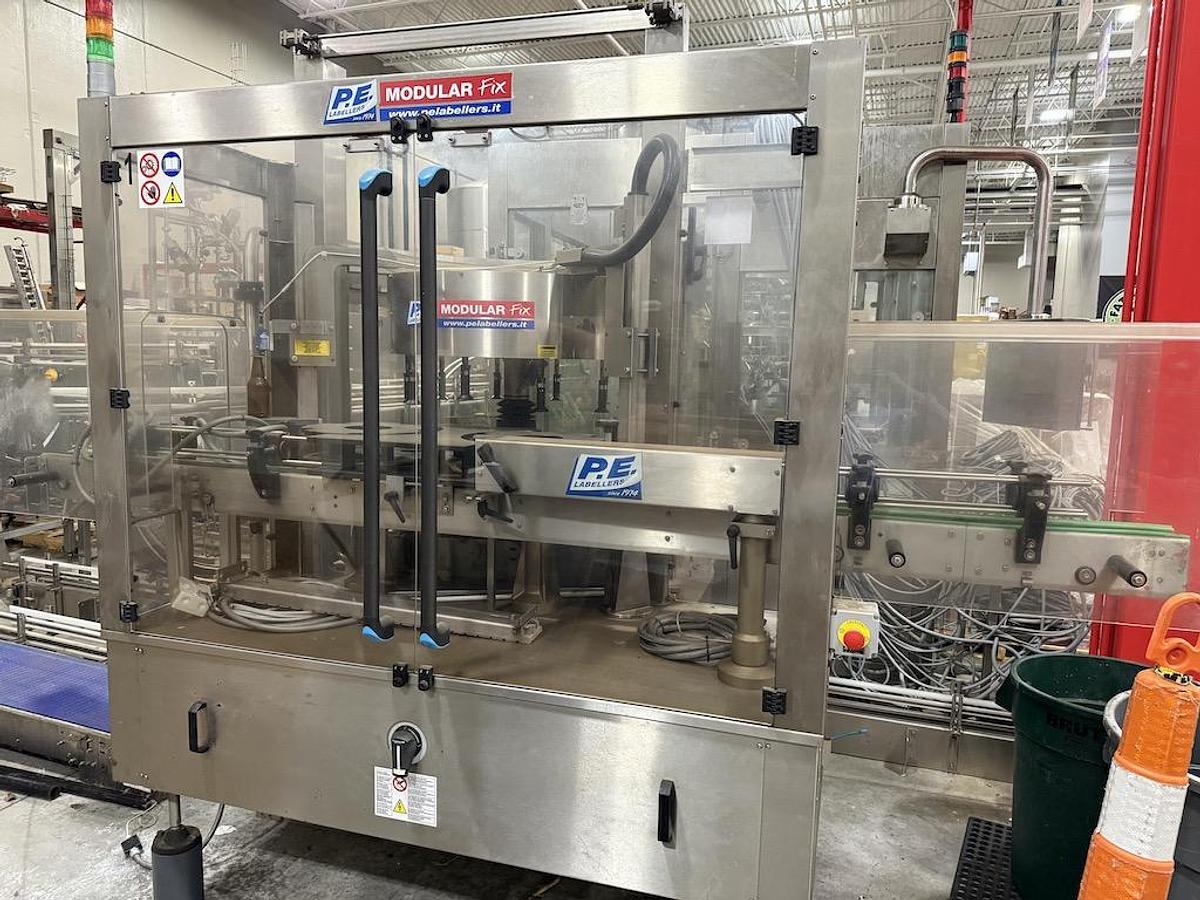 Used P.E. Rotary Pressure Sensitive Labeler - Modular