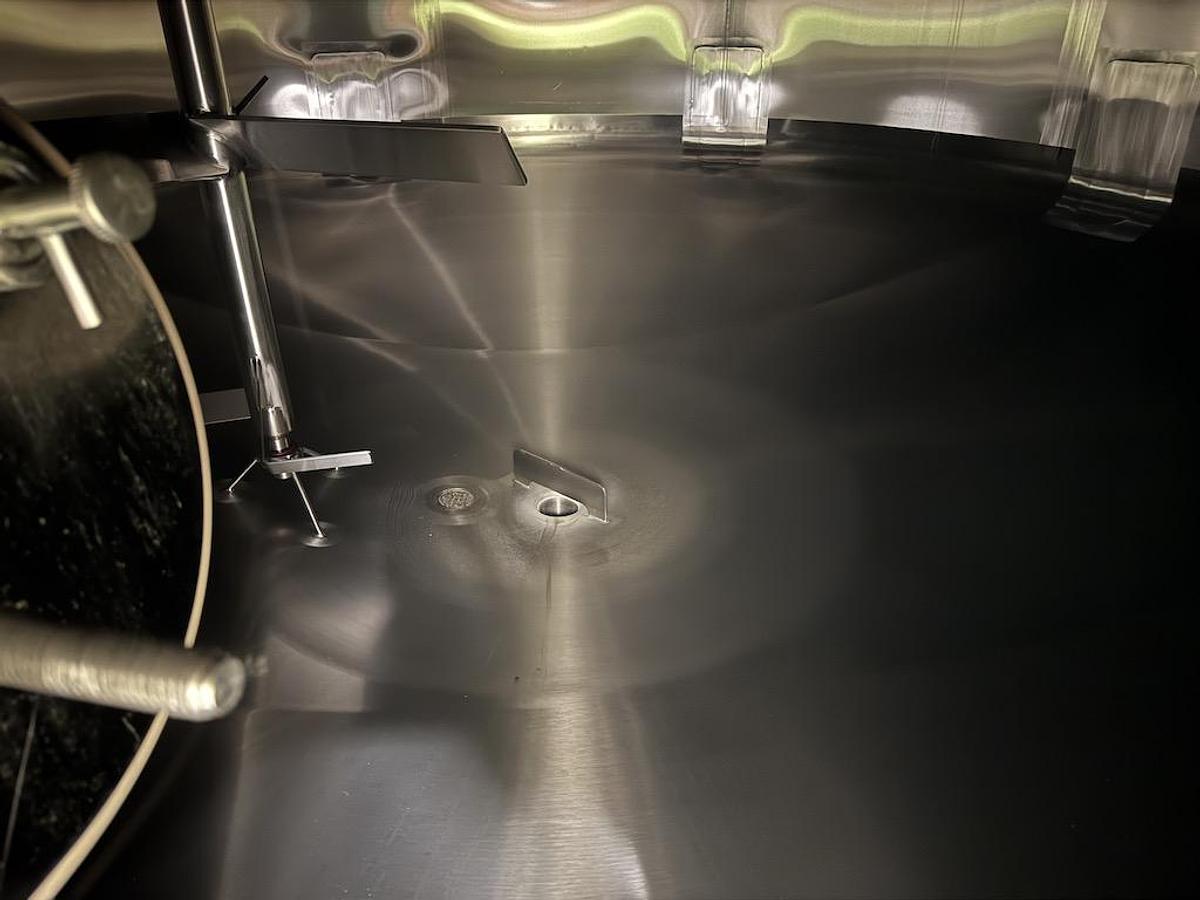 Used Feldmeier 15,000 Gallon Vertical Mix Tanks, 316L Stainless Steel