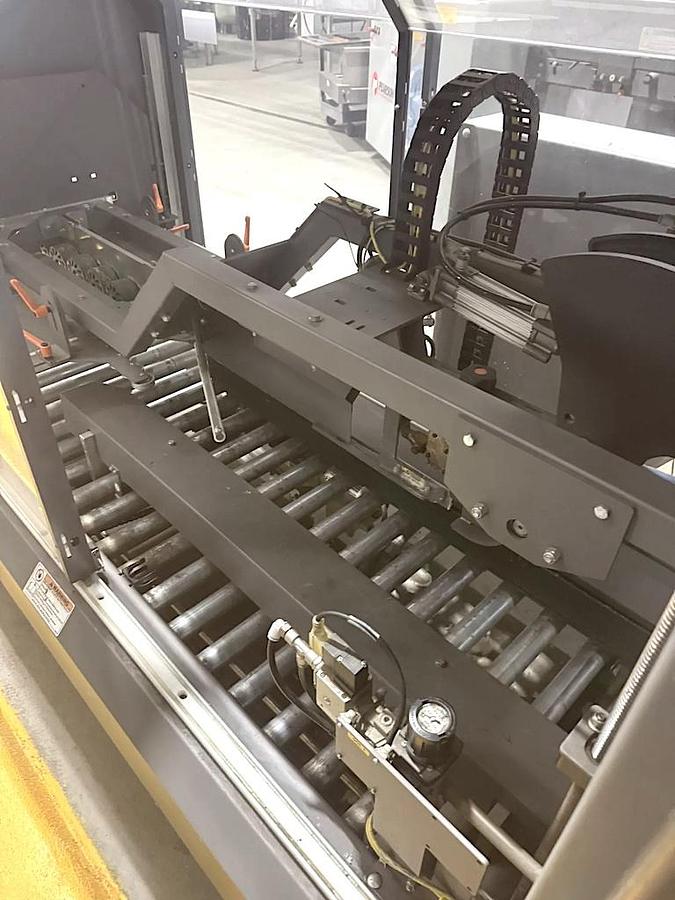 Used Pearson Packaging Case Sealer - Top Gluer model CS25 with Nordson Hot Glue