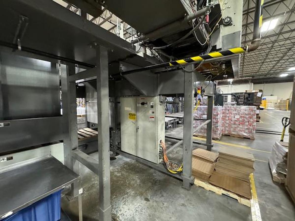 Used Used Alvey Automatic High Speed Case Palletizer, model 881