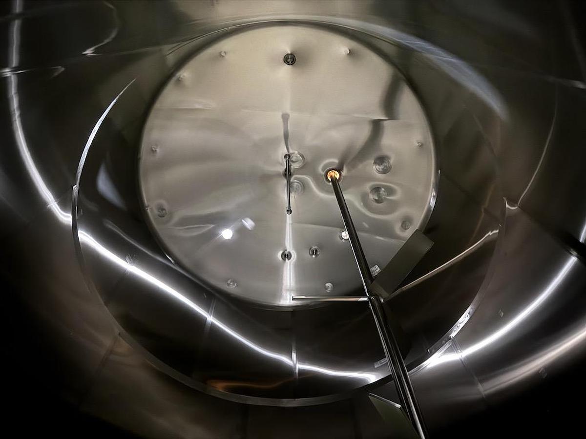 Used Feldmeier 15,000 Gallon Vertical Mix Tanks, 316L Stainless Steel