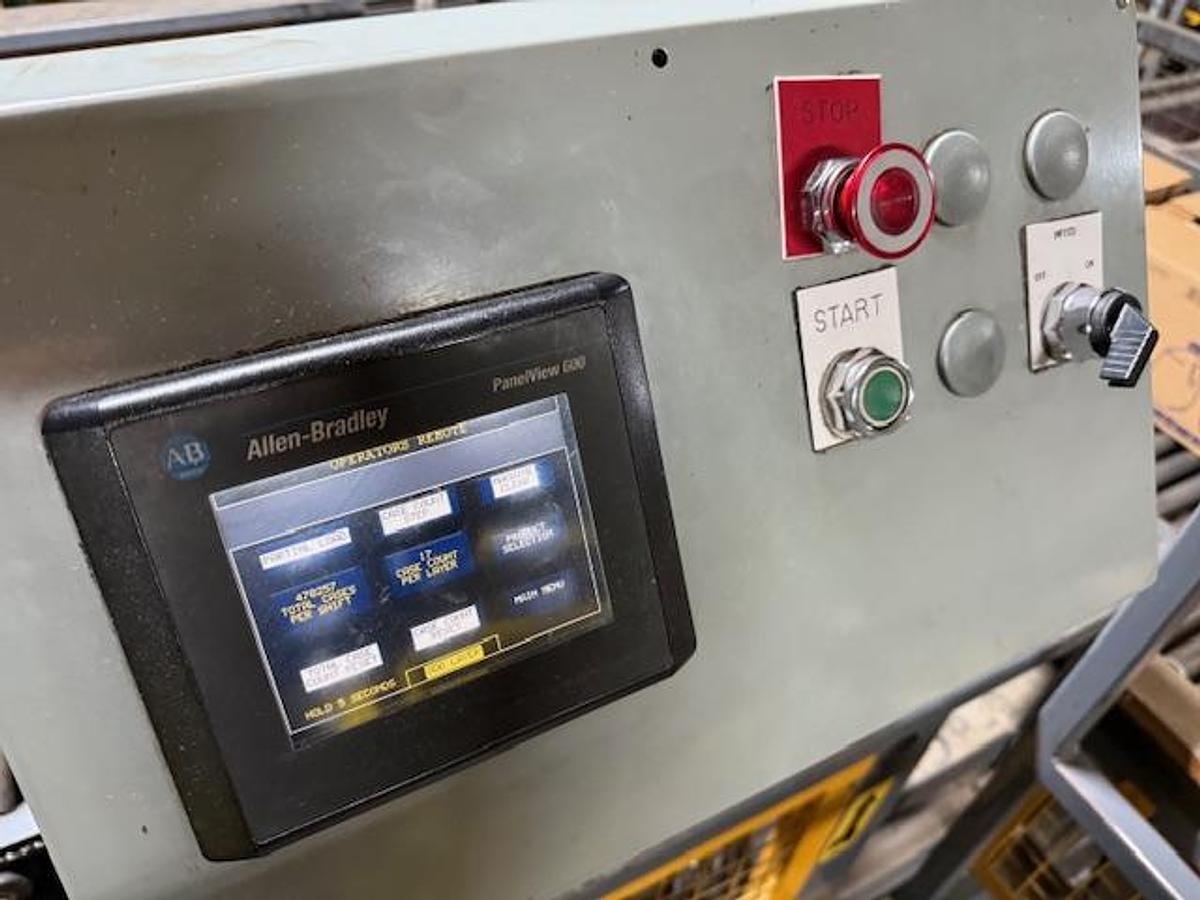 Used Production Automation Inc (PAI) Case Palletizer, model 4500