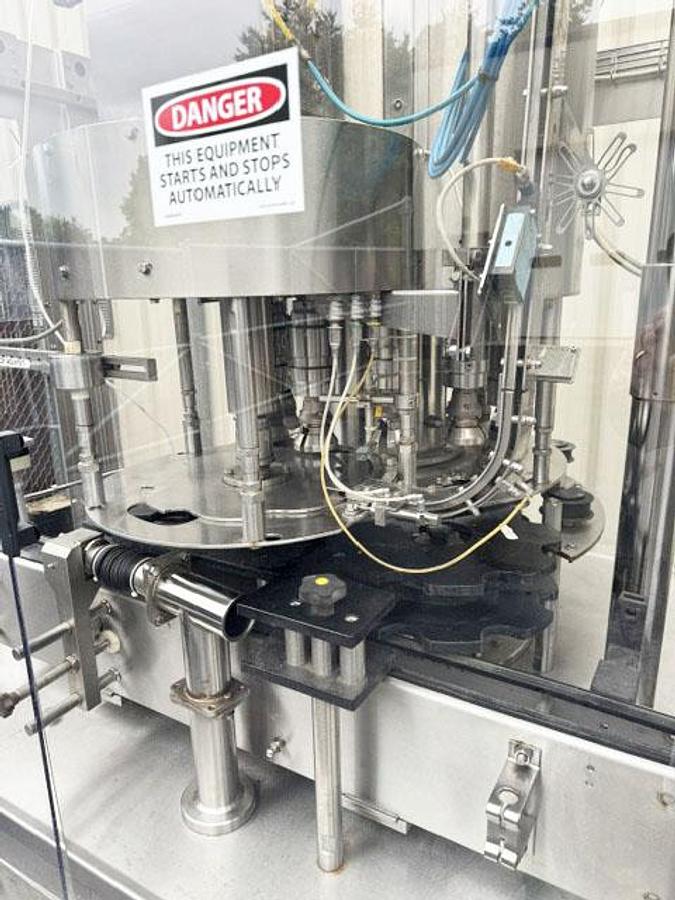 Used AROL 12-Head Freestanding Plastic Screw Capper