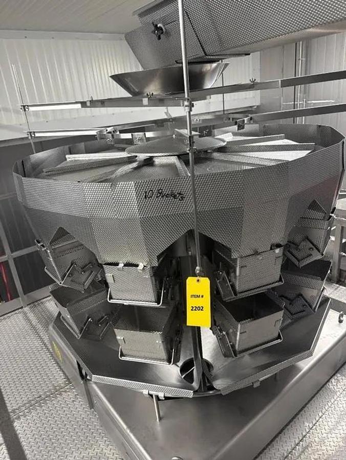 Used Ishida 10 Head Dimple Bucket Weigher Scale Filling System