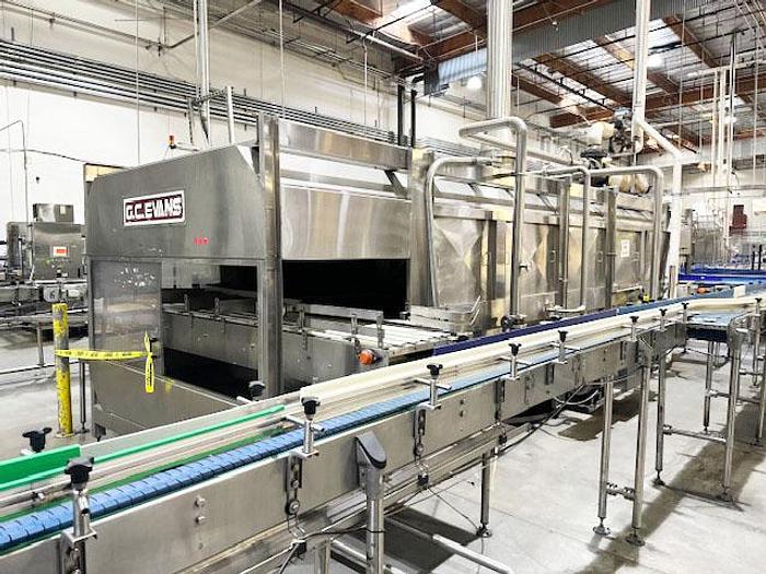 Used Tech-Long 3.25” Wide Stainless Steel Table Top Conveyor with Plastic Belt