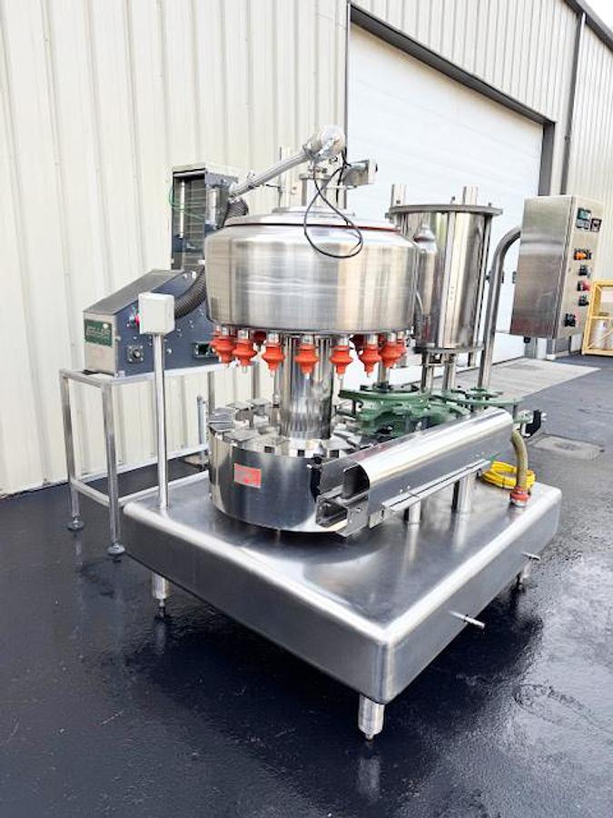 Used Filler Specialties 18/6 Mono-Block Bottle Filler-Capper