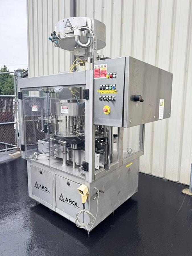 Used AROL 12-Head Freestanding Plastic Screw Capper
