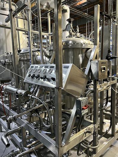 Used Mojonnier Carbo-Cooler Flo-Mix Beverage Process Skid