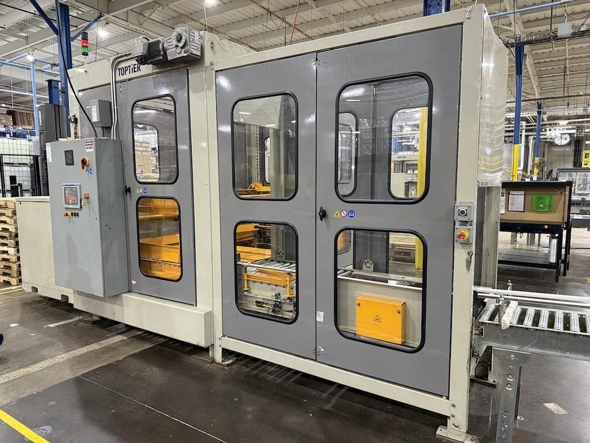 Used Toptier Case Palletizer Floor Level Infeed