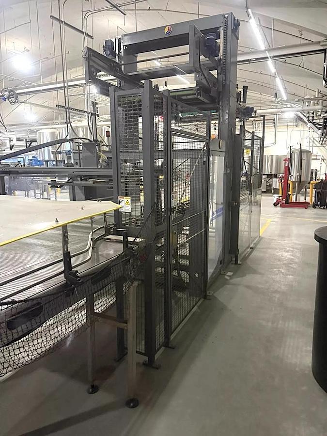 Used ABC Packaging Automatic Bulk Depalletizer, Low Level Model 108