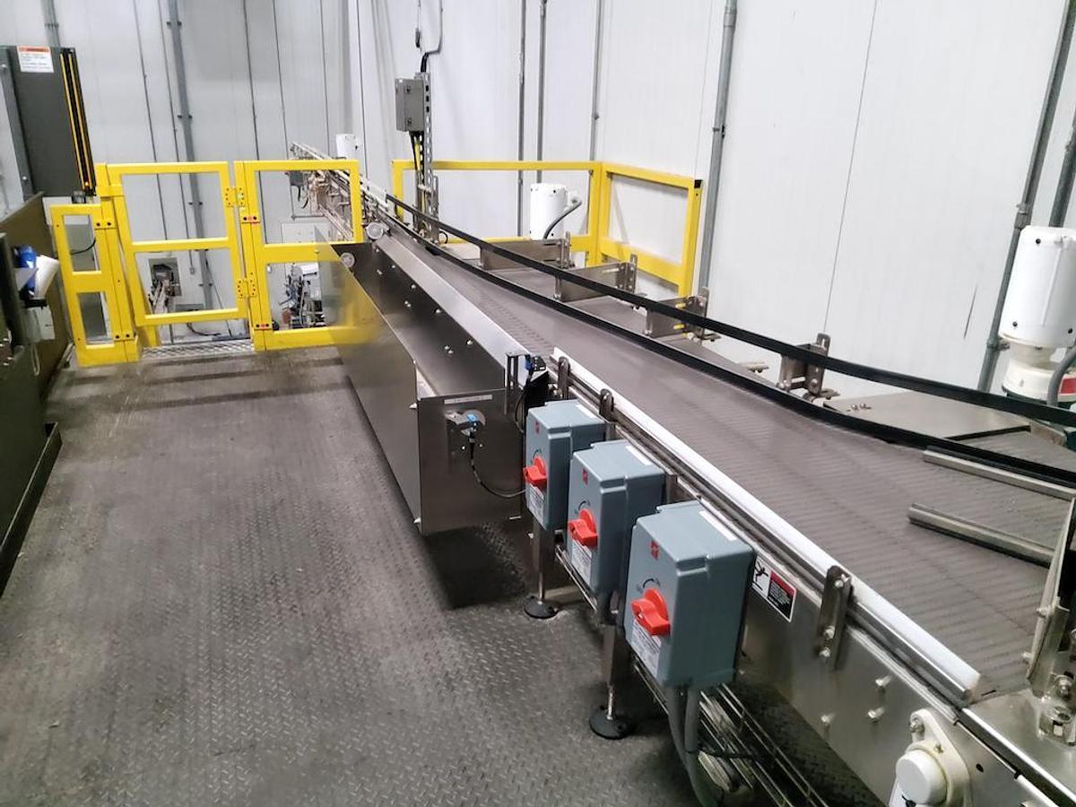 Used Used Busse / SJI Automatic High Level Bulk Container Depalletizer