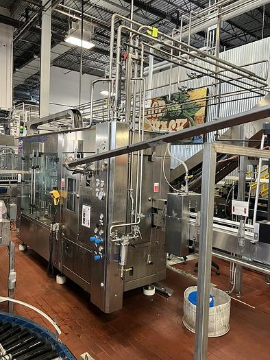 Used Beverage Can Line with CFT 20 Valve Can Filler / 4 Head Seamer