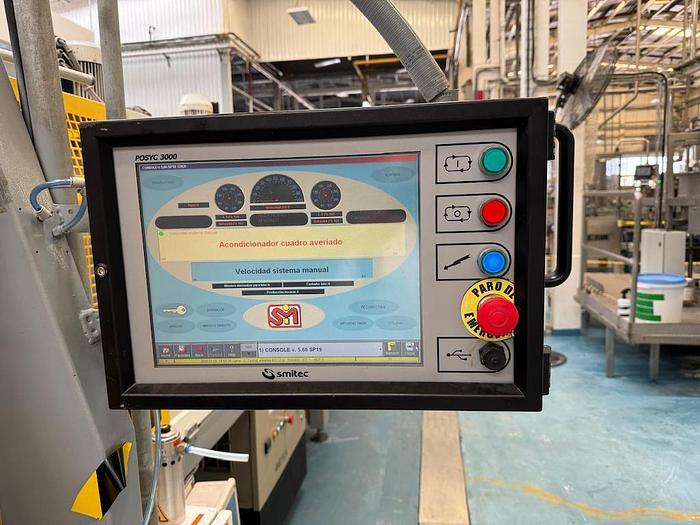 Used Complete Beverage Can Line with 40v Crown Bevcorp Can Filler / Angelus Seamer