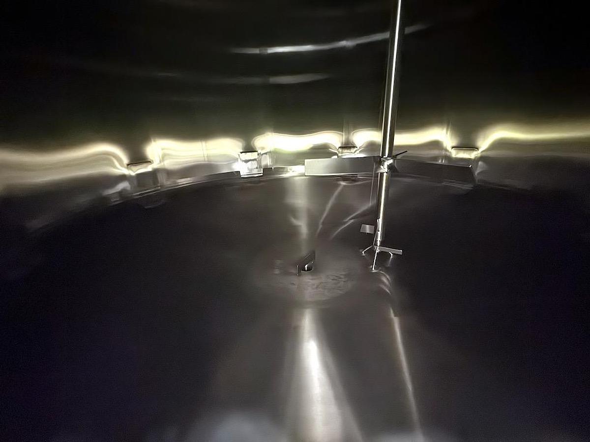 Used Feldmeier 15,000 Gallon Vertical Mix Tanks, 316L Stainless Steel