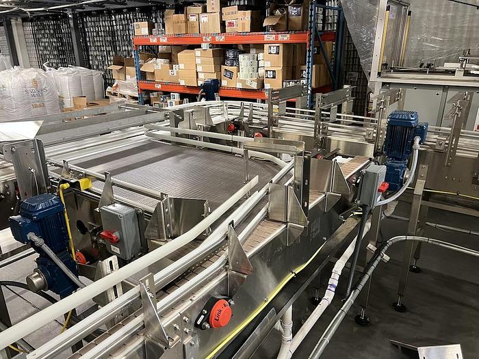 Used Beverage Can Line with CFT 20 Valve Can Filler / 4 Head Seamer
