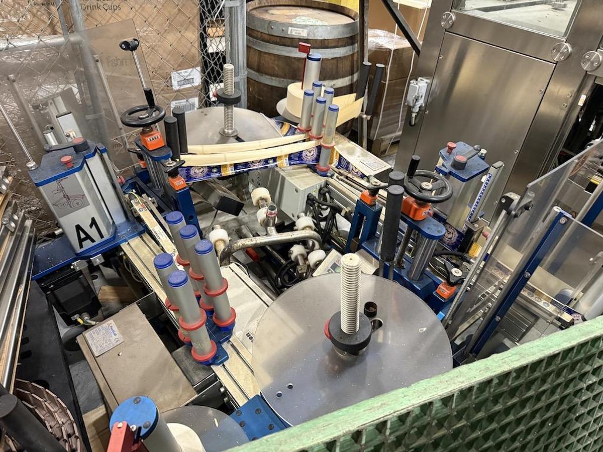 Used P.E. Rotary Pressure Sensitive Labeler - Modular