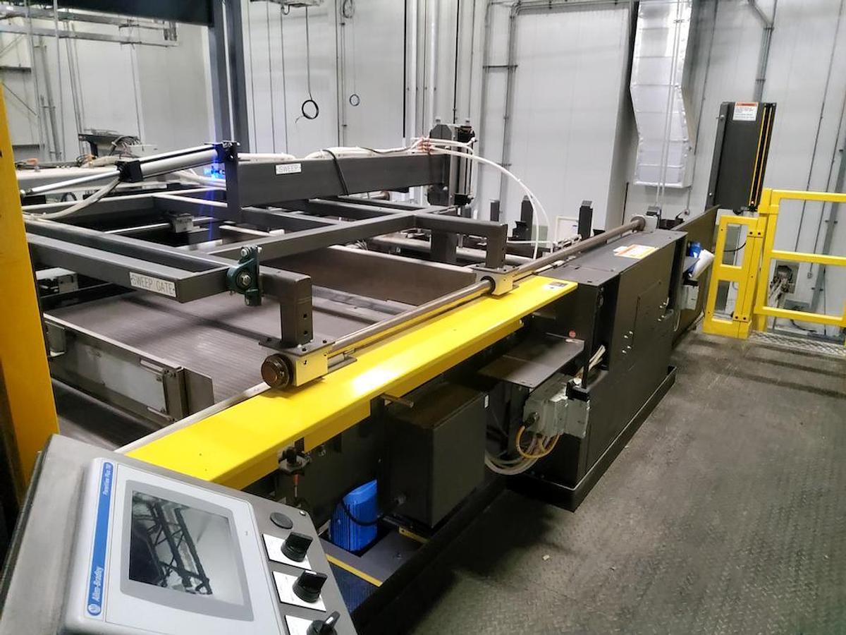 Used Used Busse / SJI Automatic High Level Bulk Container Depalletizer