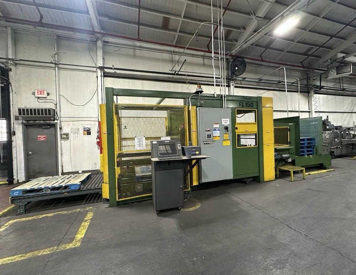 Used Columbia Case Palletizer, Low Level Model FL150
