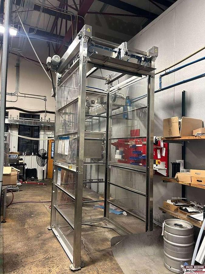 Used Cask ACSV6 Beverage Canning Line with (6) Head Can Fill, Seamer and V3 Depalletizer