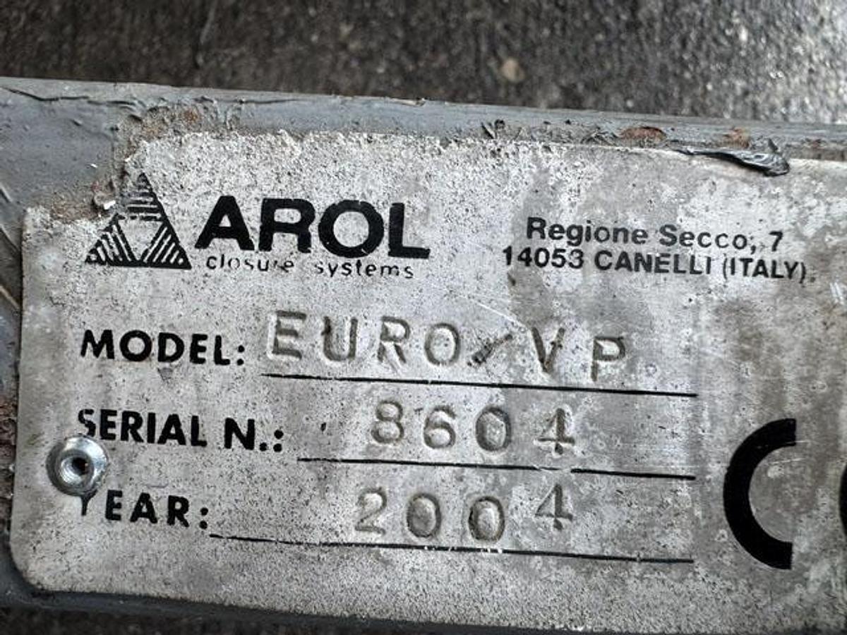 Used AROL 12-Head Freestanding Plastic Screw Capper