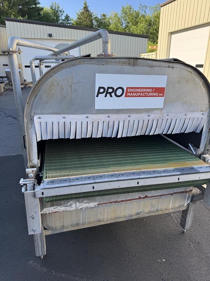 Used PRO Engineering 4’ x 24’ Stainless Steel Tunnel Pasteurizer – Single Deck