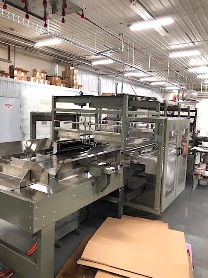 Used Custom Metal Designs Automatic Bottle Debagging System, Year 2017