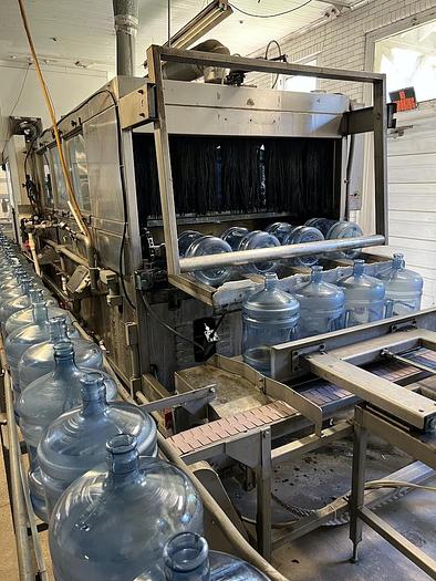 Used COMPLETE CAP SNAP 5 GAL WATER BOTTLING LINE - 800 BPH AUTOMATIC WASHING-FILLING-CAPPING
