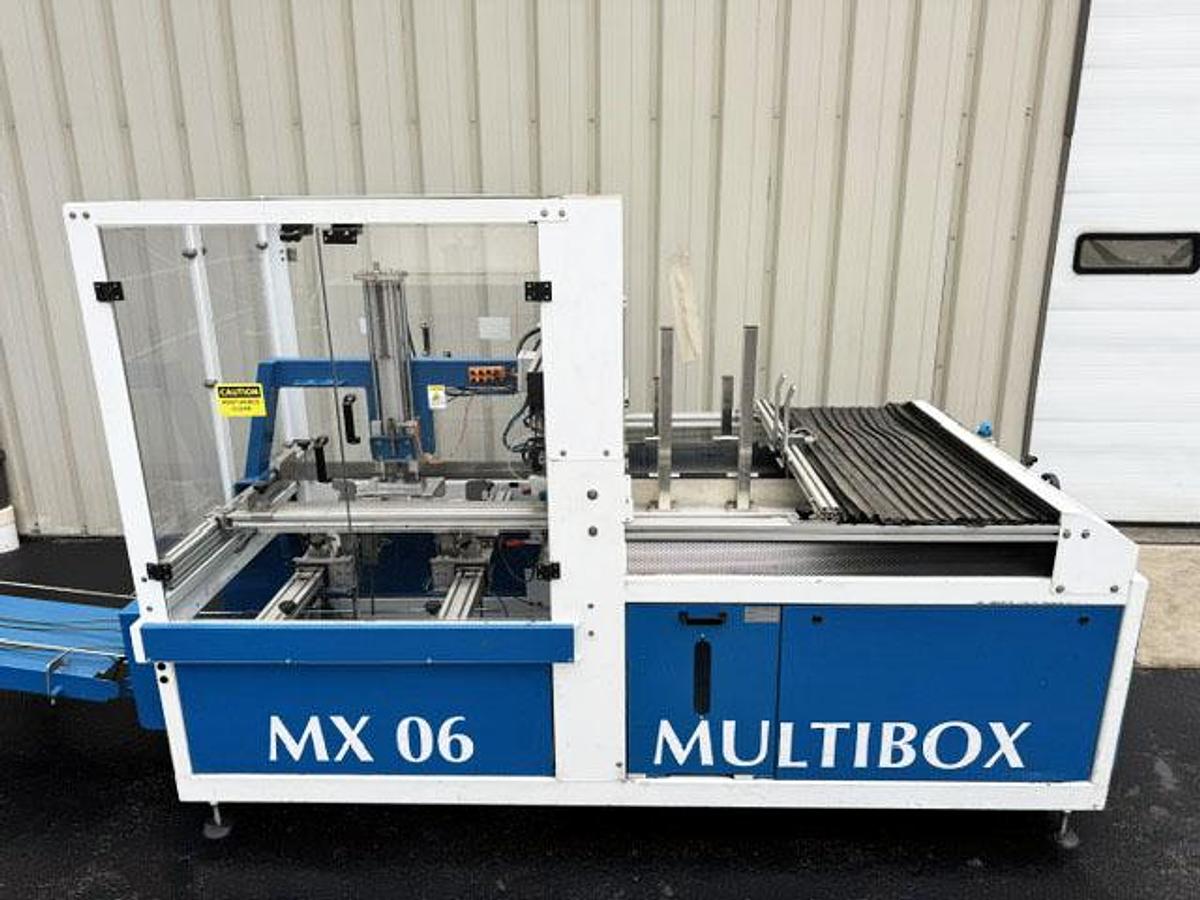 Used Multibox Automatic Hot Glue Tray Former Erector model MX06 