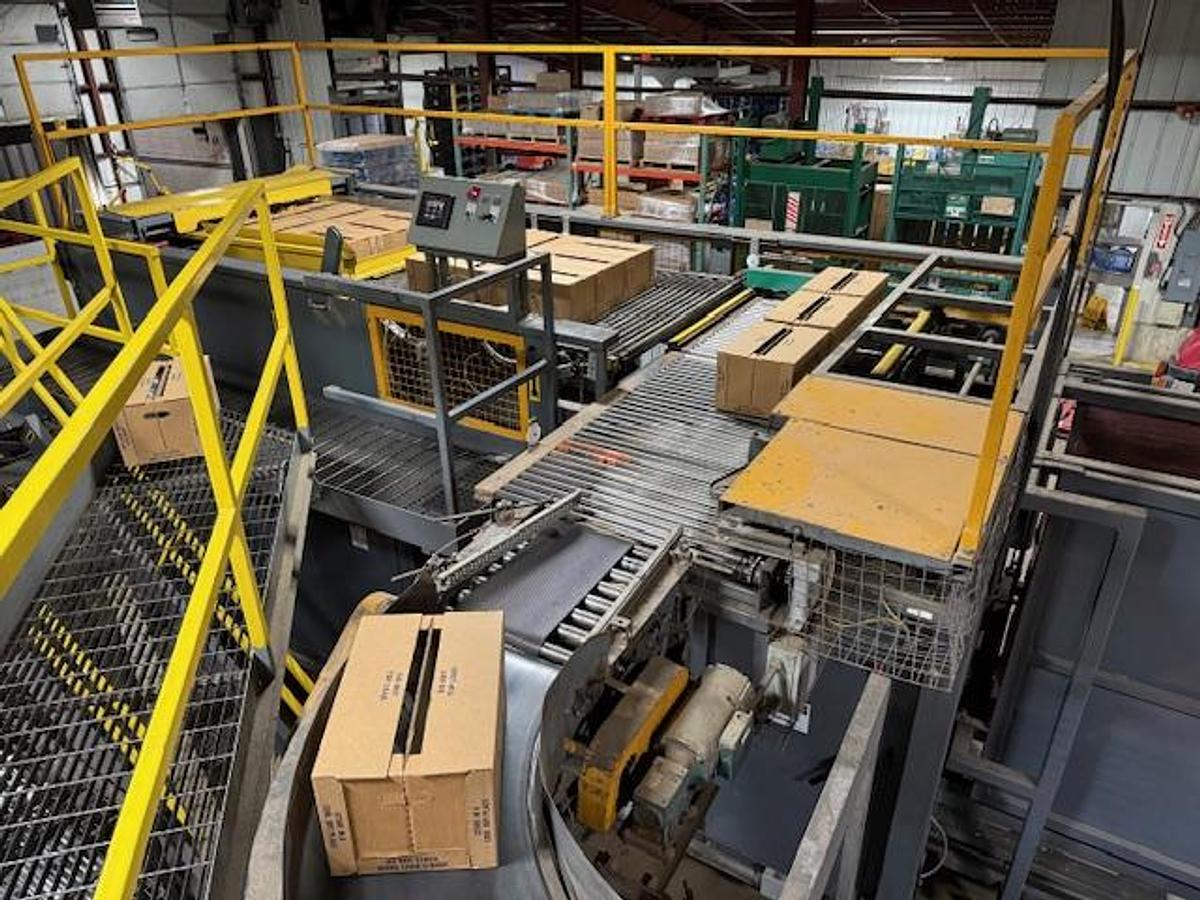 Used Production Automation Inc (PAI) Case Palletizer, model 4500