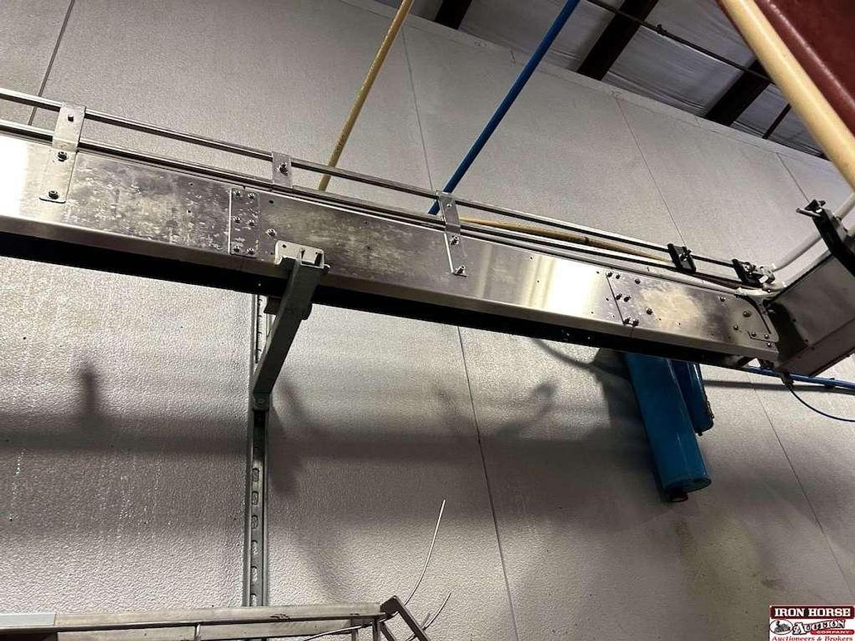 Used Cask ACSV6 Beverage Canning Line with (6) Head Can Fill, Seamer and V3 Depalletizer