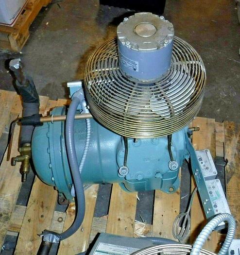 Used Carlyle 06DR0130CA3250 Semi-Hermetic Reciprocating Compressor (208/230V, 2 HP)