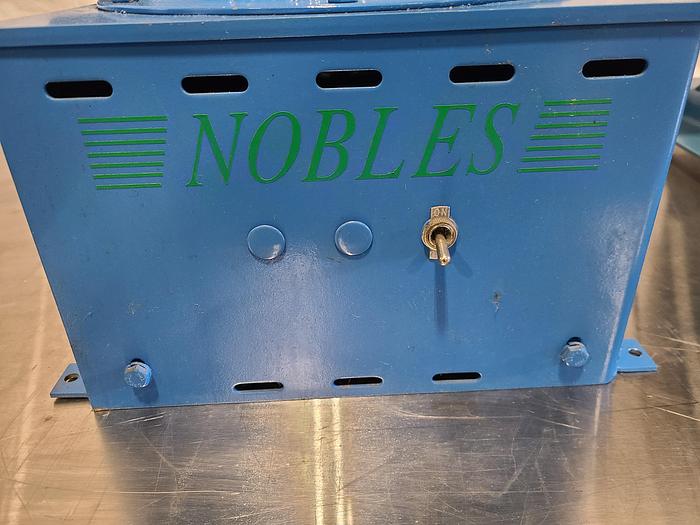 Used Nobles Tabletop Spin Dryer Chip Spinner 110V with basket Dry Metal Parts