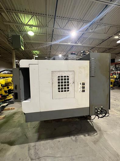 Used SAMSUNG MCV 50 VERTICAL MACHINING CENTER (X/Y/Z): 35.43" X 19.69" X 20.08" FANUC OiMD STK #104859