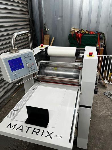 Used matrix 370 paper laminator
